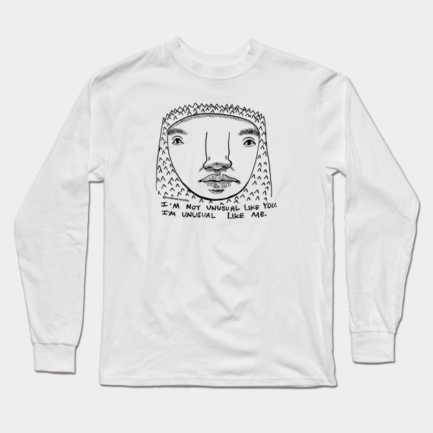 Unusual like me Long Sleeve T-Shirt by New Face Every Day